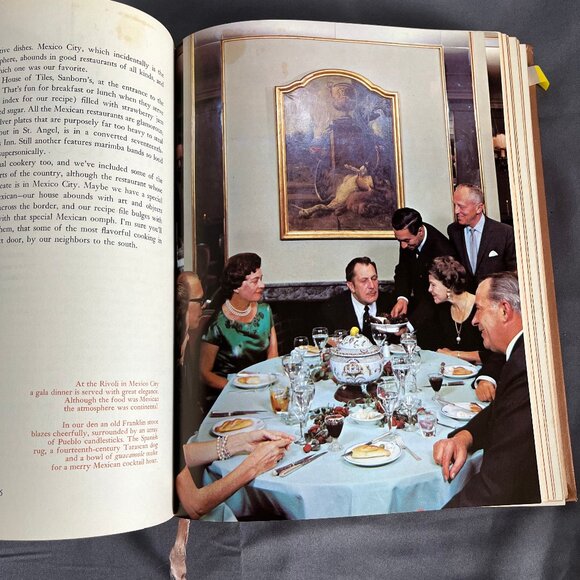 Treasury of Great Recipes Mary & Vincent Price Cookbook Kitchen Gold 1965 Chef - Picture 3 of 15